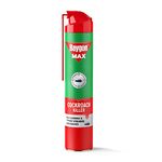 Baygon Max Cockroach Killer Spray, 625ml | Kills Diarrhea and Typhoid Spreading Cockroaches | 360 Degree Deep-Reach MaxiWand | Lasts Up To 4 Weeks