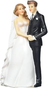 Rayher Figura novios para tarta de boda, 9 x5,3 x14,2 cm, poliresina, 46191000