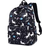 Unicorn Bagpack For Girls -Primary Bookbag Casual Standard Backpack Travel Backpack Free Multicolour (Free Size)