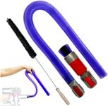 For Dyson V7 V8 V10 V11 V15 Vacuum Accessories & Attachment -Traceless Dust Brush & Dryer Vent Cleaner Kit - Refrigerator Condenser Coil Brush- Flexible Crevice Tool for Small Crevice & Car Detailing