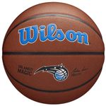 Wilson Basketball, Team Alliance Model, ORLANDO MAGIC, Indoor/Outdoor, Mixed Leather, Size: 7