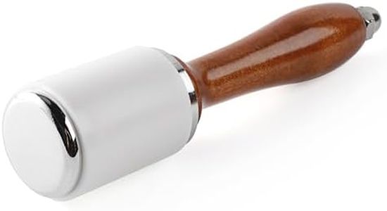 WUTA Leather Carving Hammer Professional Leather Mallet Leatherworking Maul Nylon Head Hammer for Handmade DIY Tools