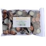 BALLIIHOO Pack of 250 Crown Bottle Caps - Brown