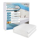 Ergo Premium Bed Bug Proof Zippered Mattress Encasement Full - Waterproof, Dust Mite Proof, Breathable Fabric, Deep Pocket Design - Fits 9-12 Inch Mattress, 100-Day Return, 15-Year Warranty