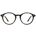 TIJN Blue Light Blocking Glasses Men Women Vintage Thick Round Rim Frame Eyeglasses