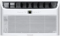 Frigidaire 12000 BTU Cooling Built-In Room Wall Air Conditioner with Air Ionizer, Washable Filter, and Remote Control (White)