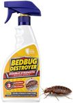 Bed Bug Killer Spray - Double Strength Cypermethrin & Tetramethrin Formula, Kills Adult Bed Bugs, Eggs and Nymphs. Suitable For Mattresses, Bed Frames, Carpets, Cracks, Crevices and Surfaces - 500ml