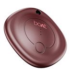 Boat Tag Bluetooth Item Finder for iOS | Apple Find My Network & Android Google Find Hub, Finder for Keys, Luggage, Bikes etc, in-Built Alarm, 1 Year Battery + Free Battery Replacement (Monarch Red)