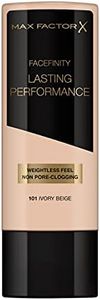 Max Factor Lasting Performance Long-Lasting Liquid Foundation - 101 Ivory Beige, 35 ml