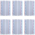 Super Debug Breadboard Set Prototype Board - 6 PCS 400 Pin Solderless Board Kit for Raspberry pi and Arduino Project