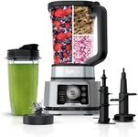 Ninja SS300C, Foodi 3in1 Power Blender & Processor System with Nutrient Extractor, 5 Auto-iQ Presets, Silver, 1200W (Canadian Version), 72oz