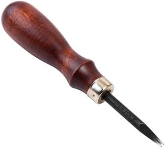 WUTA Sharp Leather Edge Beveler Edge Skiving Polishing Leather Tools DIY Belt Maker High Carbon Steel Leather Craft Beveller,Size 2,1mm