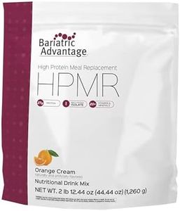 Bariatric Advantage High Protein Meal Replacement Drink Mix, Protein Powder Whey Isolate for Gastric Bypass and Sleeve Gastrectomy Patients, 27g Protein, Lactose Free - Orange Cream - 28 Servings