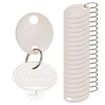 Master Lock 7116D Plastic Key Tags, 20 Per Bag