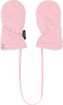 Playshoes Unisex Baby Winter Thinsulate Insulation 3m, Fleece Lining Mittens, Light Pink, One Size