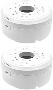 Universal Junction box for Bullet security camera, Plastic Waterproof Junction Box Mount Bracket, Indoor/Outdoor Wall Ceiling Mount Hide Cable Junction Base Boxes for Arlo Solar Panel and Reolink