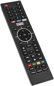 Remote Control Compatible with Westinghouse TV Made After Year 2015 WE50UB4417 WE55UB4417 WD40FB2530 WE55UDT108 LED Smart UHD 4K TV with Netflix, YouTube, VUDU, Pandora Hotkeys