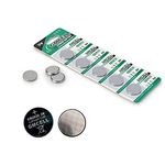 GMCELL CR2032 3V Lithium Battery, CR 2032 Button Cell Batteries Replacement for Car Key Fob, Watch, Remote, CMOS, Scale, Wahoo (5 Pack)