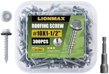 LIONMAX Metal Roofing Screws #10 × 