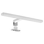 SEBSON® LED Bathroom Mirror Light 30cm, Mirror Lighting Cabinet Mounted + Clip On, Neutral White 4000K, 5W, 400lm, IP44-300x95x41mm