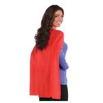 Amscan 395888.40 Team Spirit Superhero Cape Accessory, Red, One Size