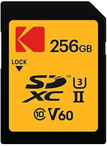 Kodak 256GB UHS-II U3 V60 Ultra Pro SDXC Memory Card