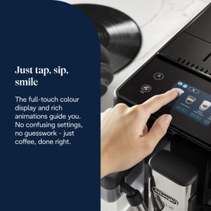 De'Longhi Rivelia Automatic Coffee Machine – Black
