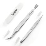 PAFASON Stainless Steel Premium Dual Tipped Tick Removal Tweezer Set - Remover for Dogs, Cats and Humans with Storage Case