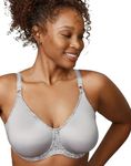 Wonderbra Womens Side Shaping Seamless Underwire Bra, Silver Sconce, 36DD US