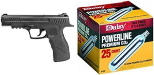 Daisy Powerline 415 Pistol Air Gun Kit and Daisy CO2 Cylinders (25 Count)