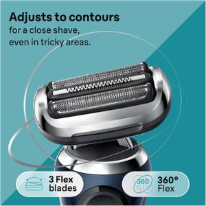 Braun Series 7 Electric Shaver for Men – Blue