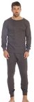 At The Buzzer Thermal Underwear Set for Men 95962-Charcoal-XXL