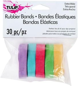 Tulip Multi Wide Rubber Band 30PC Tie Dye Accessory