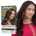 Paradyes Mini Dark Brown Timeless Hair Tint, Permanent Crème Hair Colour for Natural-Looking Results, Complete Grey Coverage, Formula Free from PPD, Ammonia, & Resorcinol, 3.0 Dark Brown, 60 GRAM