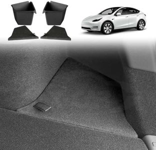 X-CAR Car Rear Trunk Storage Box Trunk Organizer Side Packets Tray Bins Compatible with Tesla Model Y 2022-2024