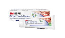 Clinpro 3M Tooth Creme 0.21% NaF Anticavity Toothpaste - 24 g (Vanilla Mint), white