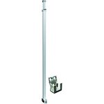 Prime-Line U 9920 Security Bar for Sliding Patio Doors, Adjustable, Aluminum Construction with Aluminum Finish (Single Pack)