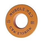 MUSCLE MAD IWF COLOURS 2" Steel Incremental Weights for Powerlifting, Olympic Weight lifting, Gym, Home Training Fractional Weight Plates, Change Plates, Colour Weight Plates 1.25kg Pair