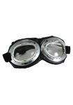 elope Aviator Goggles Silver - Plastic Frames with Clear Lenses, Adjustable Strap, Costume Accessory Standard