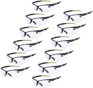 ProtectX Bifocal Safety Glasses 1.5 Diopter, Safety Glasses with Bifocal 1.5, Bifocal Safety Readers for Men Women, ANSI Z87.1 Rated 12 Pack