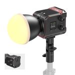 SMALLRIG RC 100B COB Video Light, Bi-Colour Video Light 2700K-6500K, Type-C PD Fast Charging, Built-in Battery Plate, Light with App Control for Photography and Photo Studio, Standard Version - 4893