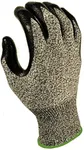 G & F 10600AM CUTShield Cut Resistant, Slash Resistant Work Gloves, Nitirle Coated Work Gloves, Grey, Medium