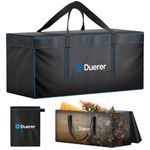 Duerer Garden Furniture Cushion Storage Bag 721L, Waterproof 420D Oxford Fabric, Heavy Duty Christmas Tree Storage Bag 175x75x55cm, Anti-UV Dustproof Extra Large Bags with Handles and Zipper