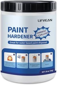 LIFVEAN Paint Hardener for Disposal (35 Ounce) Fast Acting Solidifier for Disposal, Paint Drying Powder Absorbs 6.6 Gallons