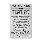 HYHYDHP To My Son Gifts Wallet Card, Son Christmas Cards, I Love You Son from Mum Dad, Son Birthday Gifts, Son Graduation Ideas