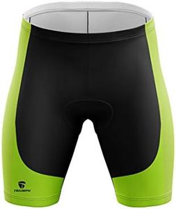 Triumph Men's Padded Cycling Shorts Men Cycling wear Riding Shorts Cycling Shorts Foam pad Shorts Size L