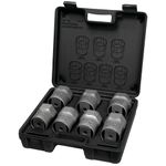 Performance Tool W89314 1/2-Inch Drive Wheel Bearing Lock Nut Socket Set, 7-Piece