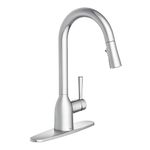 Moen 87233 Adler One-Handle High Arc Pulldown Kitchen Faucet with Power Clean, Chrome