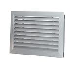 bimiti Door Air Vent Grille 500 x 300mm Door Vent Two Sided Ventilation Cover, Aluminum Wall Vent Door Ventilation Grille Air Vent Covers for Bathroom Side Wall