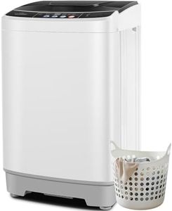 Nictemaw Portable Washing Machine 20Lbs Large Capacity 2.8 Cu.ft Laundry Machine with 10 Programs and 8 Water Levels Selections Compact Washer Machine for Apartment, Home, Dorms, Rv